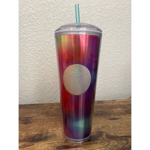 Starbucks Rainbow Pride Iridescent 24oz Tumbler